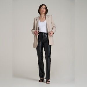 American tall True Touch Leather Straight Leg Pants for Tall Women